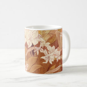 Mug Détail floral Art nouveau d'Alphonse Mucha
