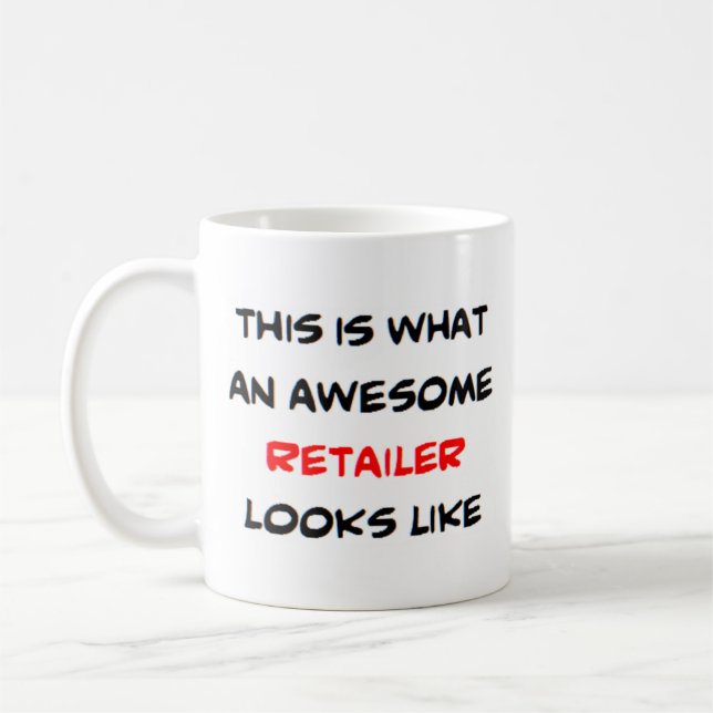 Mug détaillant, génial (Gauche)