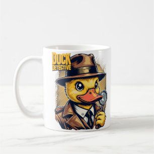 Mug Détecteur de canard rétro sur les lignes jaunes