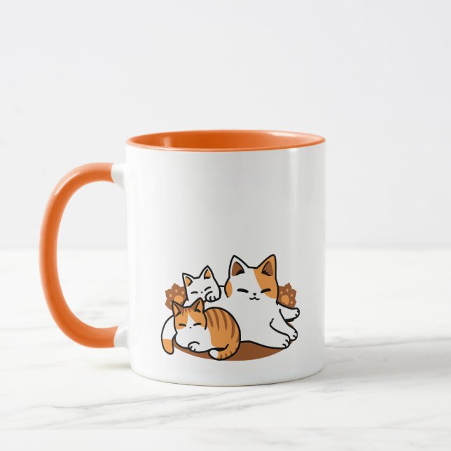 Mug Détendez-vous Art Chat - 'Laze Furr Days' pour les (Gauche)