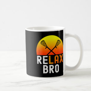 Mug Détendez-vous Bâton Bro Drôle Lacrosse Jeu