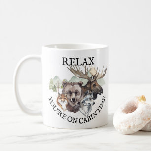 Mug Détendez-vous Vous êtes à l'heure du Cabine Forest