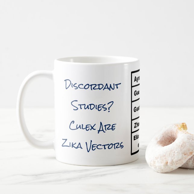 Mug d'études discordantes par RoseWrites (Avec donut)
