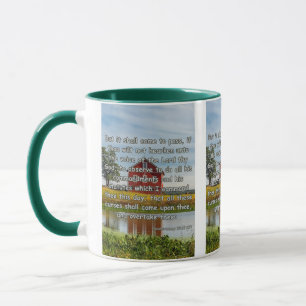 Mug Deutéronome 28:15 KJV Bible Verse Pic Deux Tons
