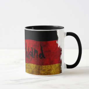 Mug Deutsch Flagge - Vintage...