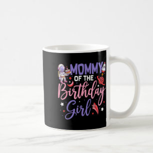 Mug Deux à la lune maman de l'astronaute fille d'anniv