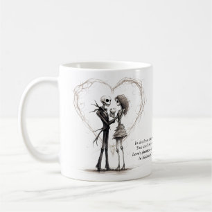 Mug Deux âmes dans l'ombre profonde : Halloween en amo