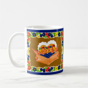 Mug deux anges chantant
