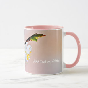 Mug Deux Belles fleurs japonaises d'abricot