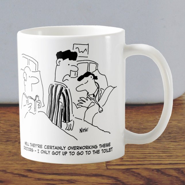Mug Deux caricatures de jeunes médecins (Créateur téléchargé)