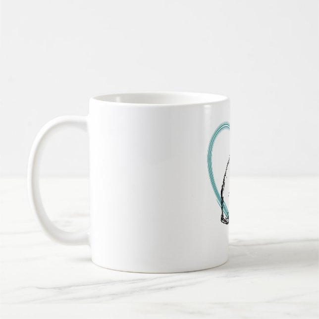 Mug Deux chats s'étreignant (Gauche)