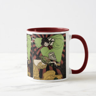 Mug Deux filles - art Nouveau - Jugendstil