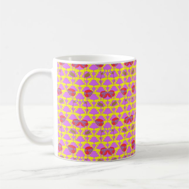 Mug Deux fleurs roses (Gauche)