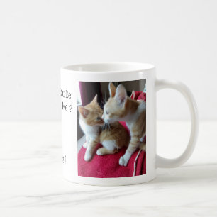 Mug Deux Ginger Cats Love, Texte Drôle, Personnalisabl