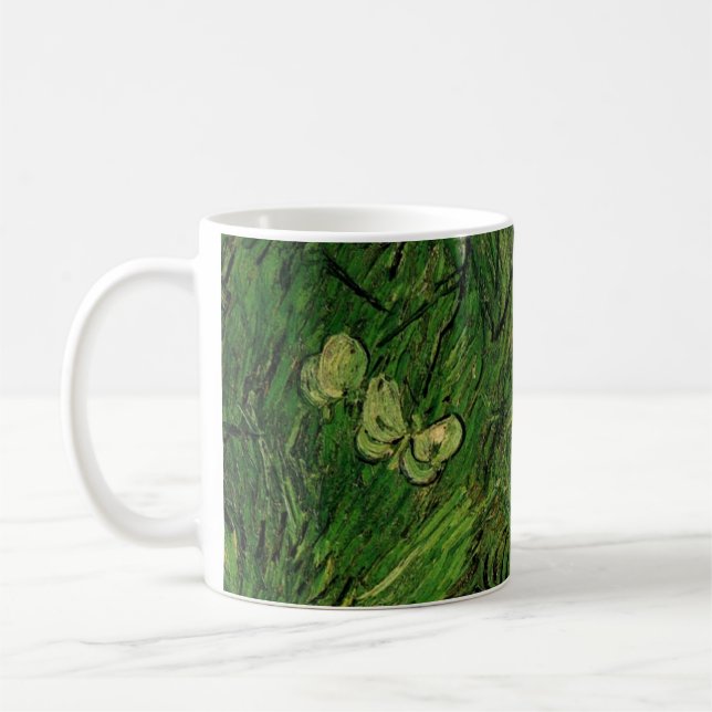 Mug Deux papillons blancs par Vincent van Gogh (Gauche)