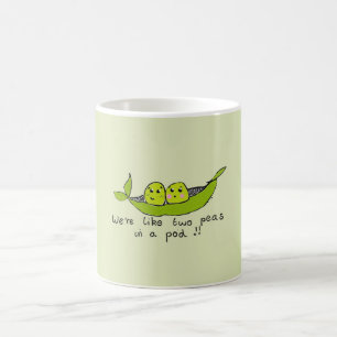 Mug Deux petits pois dans un pot