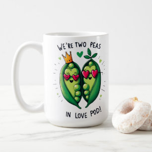 Mug Deux petits pois dans une poitrine d'amour Valenti