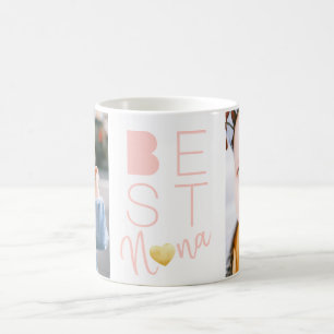 Mug Deux photos Meilleure Musique blanche rose Nana