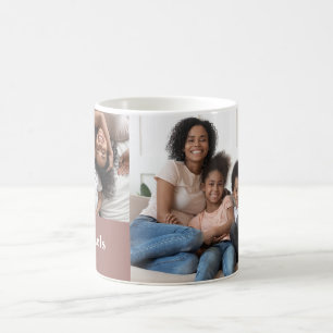 Mug Deux photos neutres au minimum avec nom