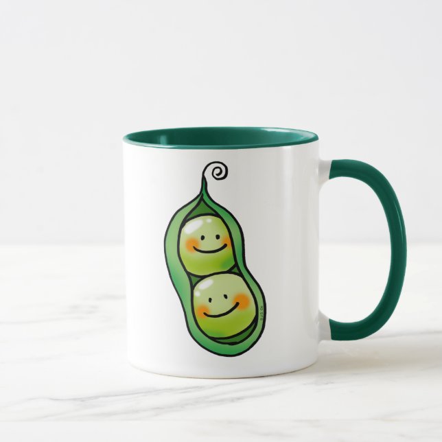 Mug Deux pois dans une cosse (Droite)
