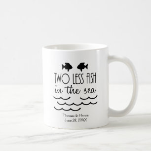 Mug Deux poissons de moins dans le Mariage marin
