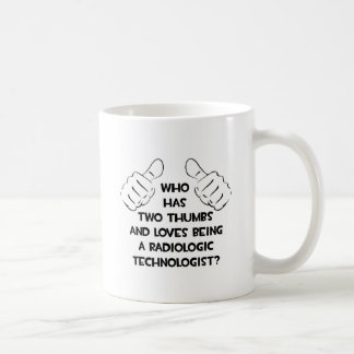 Mug Deux pouces .. Technologue en radiologie