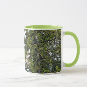 Mug Deux Rares Volant Blanc Ravent Faune Photographie