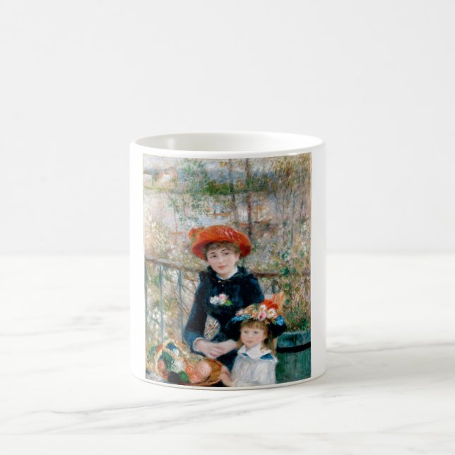 Mug Deux soeurs sur la terrasse par Renoir. Copie de (Centre)