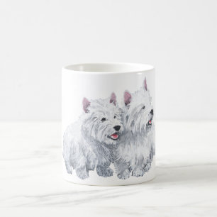 Mug Deux Terriers blancs de West Highland