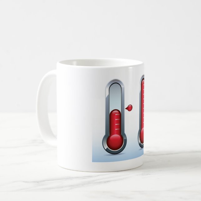 Mug Deux thermomètres (Devant gauche)