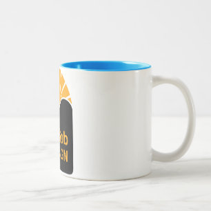 Mug deux tons bleu clair 45 cl