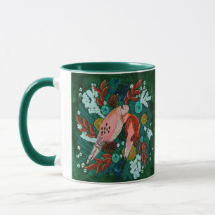 Mug Deux tourterelles Noël