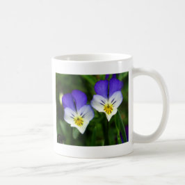 Mug Deux violettes bleues mignonnes