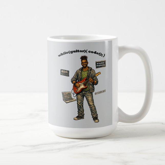 Mug Développeur de logiciels afro-américain joueur de  (Droite)