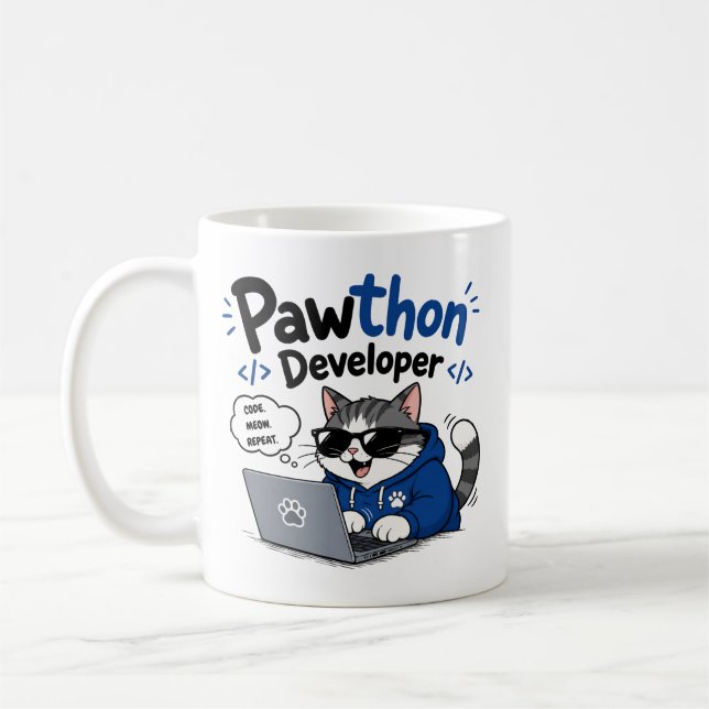 Mug Développeur Python (Gauche)