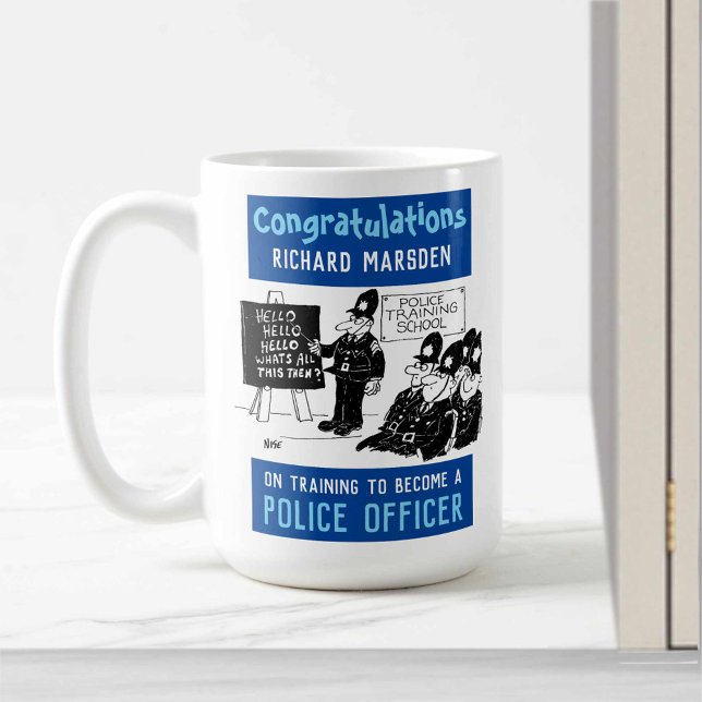Mug Devenir policier (Créateur téléchargé)