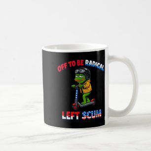Mug Devenir un déchet gauchiste radical drôle sarcasme