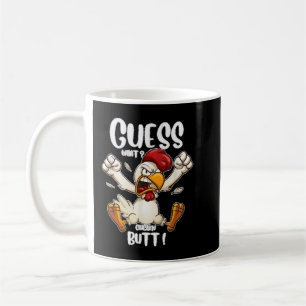 Mug Devinez ce poulet amusant Plaisanterie Design de p