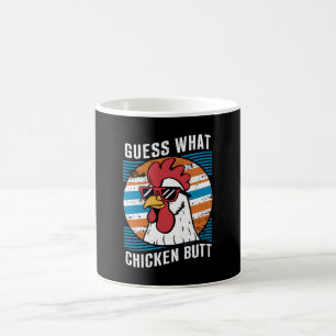 Mug Devinez quoi cul de poulet drôles amateurs de poul