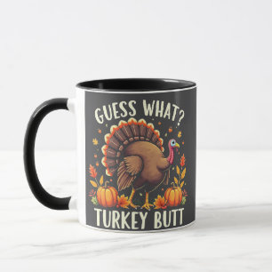 Mug Devinez Quoi ? Turquie Mais Thanksgiving Drôle