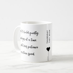 Mug Devis Motivationnel Personnalisé Jeudi