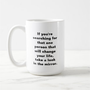 Mug Devis positif Go Getter Intention quotidienne