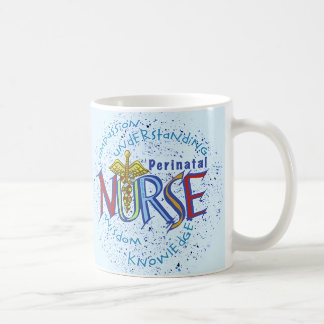 Mug devise d'infirmière périnatale  (Droite)