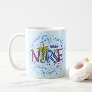 Mug Devise d'infirmière sage-femme