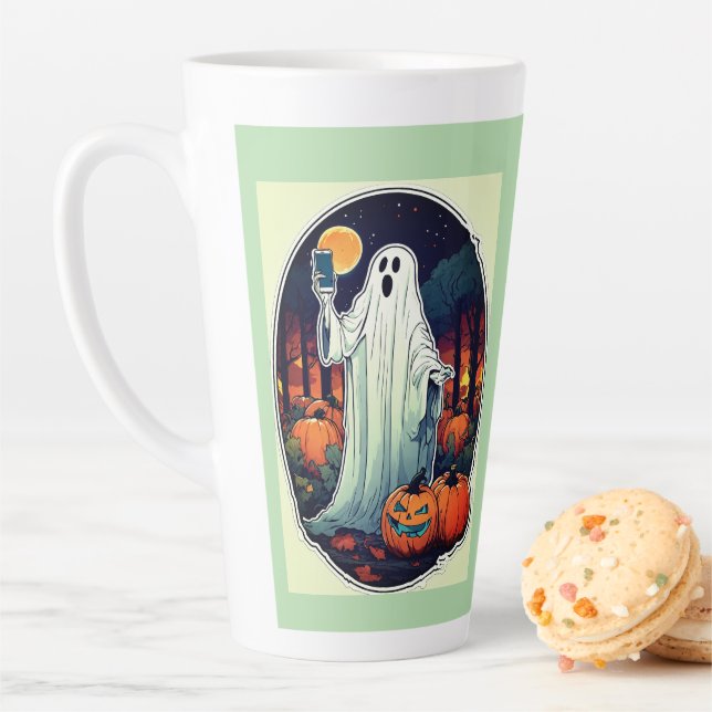 Mug d'Halloween de sorcière (En situation)