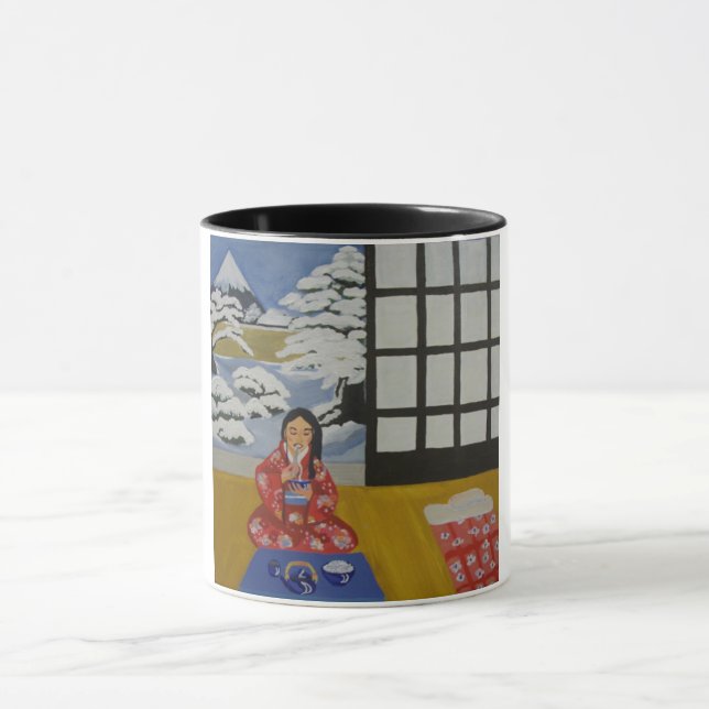 Mug d'hiver pour ces tasses chaudes de nouilles (Centre)