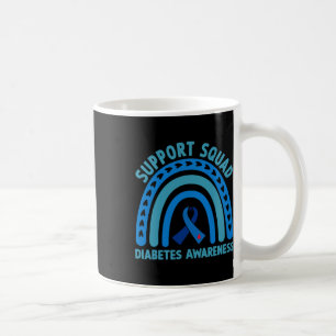 Mug Diabète Blue Support Squad Sensibilisation au diab