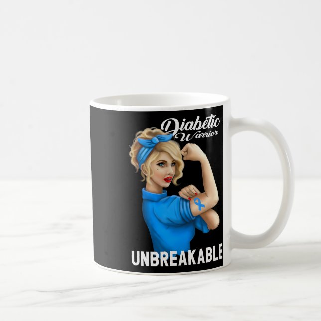 Mug Diabète Guerrier Sensibilisation Insuline Diabétiq (Droite)