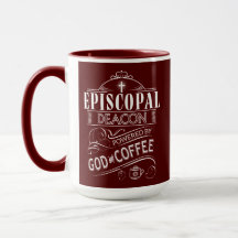 Diacre épiscopal, actionné par Dieu et le café