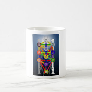 Mug Diagramme de l'arbre de vie de l'ordre de Kabalah